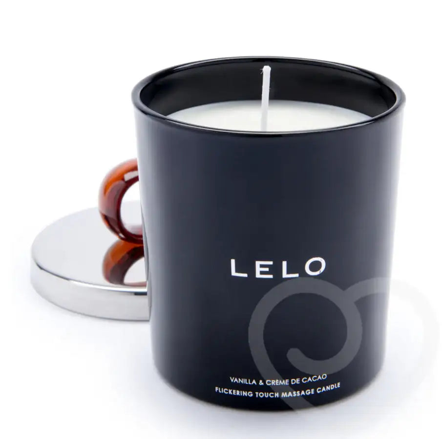 LELO - Flickering Touch Massage Candle - Vanilla & Crème De Cacao - Frisky Business Adult Sex Toys Shop