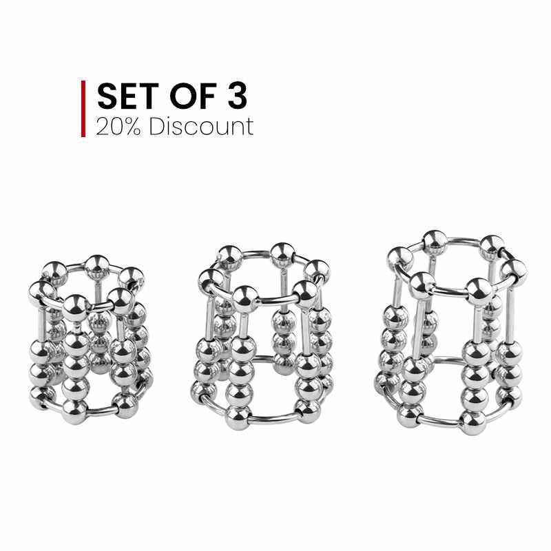Cocky - Penis Cage with Movable Beads - Frisky Business Adult Sex Toys Shop