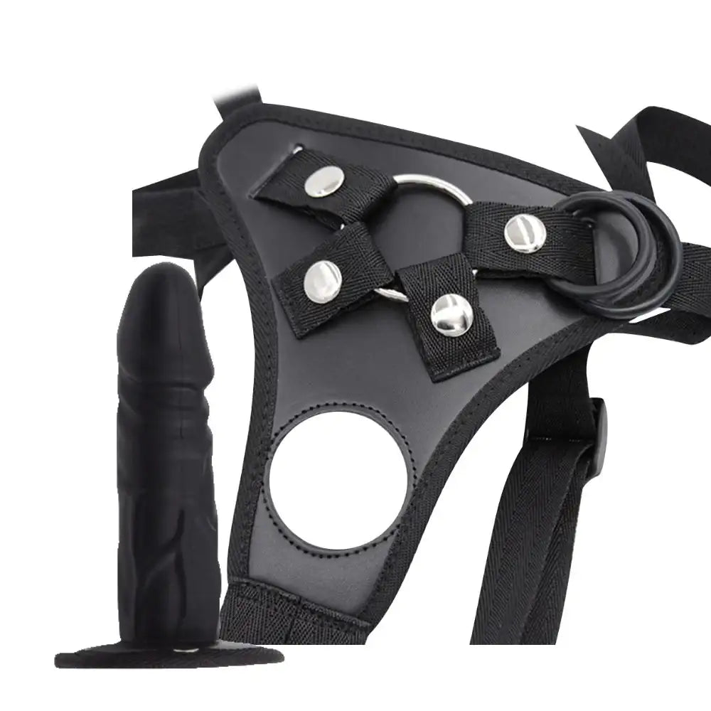 Naughty Knob Harness - Strap-On Dildo - Frisky Business Adult Sex Toys Shop