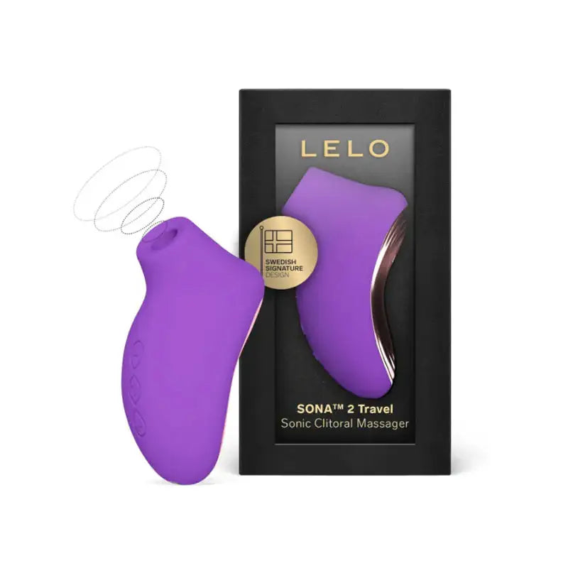 Lelo - Sona 2 Travel Sonic Clitoral Massager Purple - Frisky Business Adult Sex Toys Shop