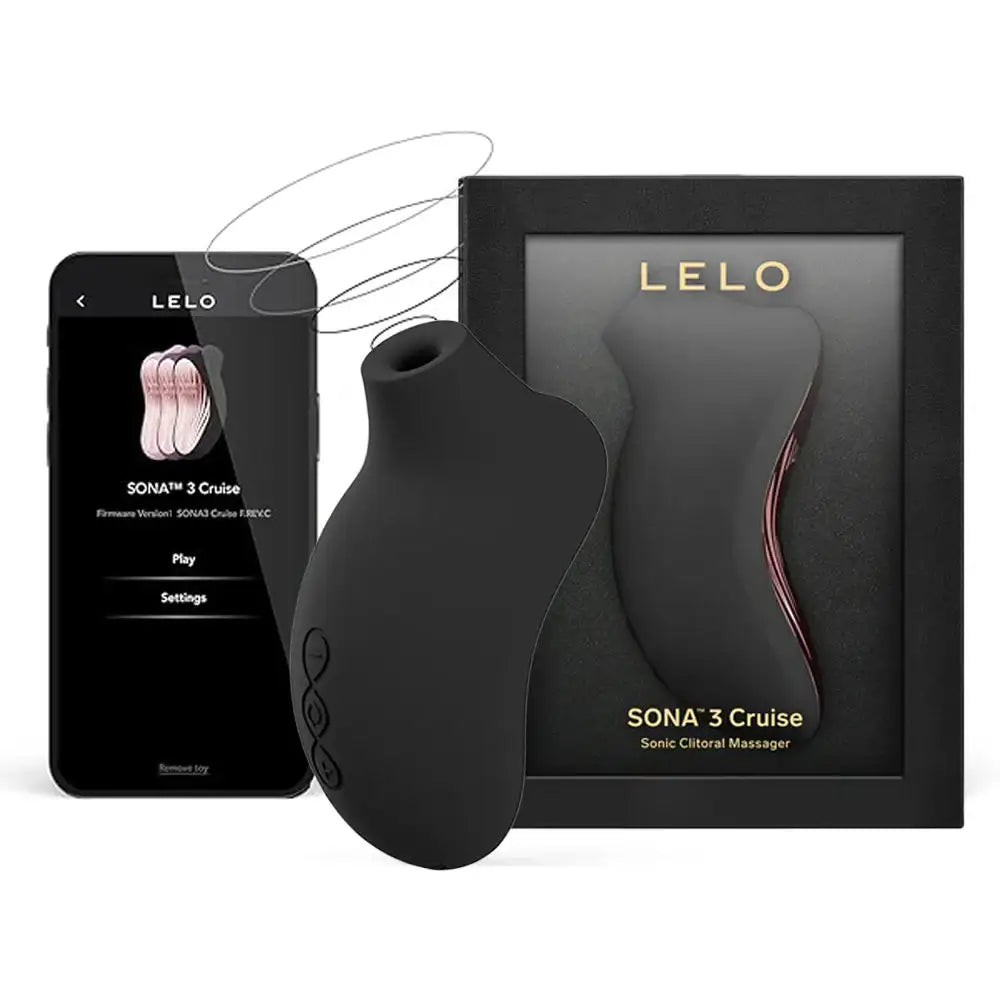 Lelo - Sona 3 Cruise Sonic Clitoral Massager Black - Frisky Business Adult Sex Toys Shop