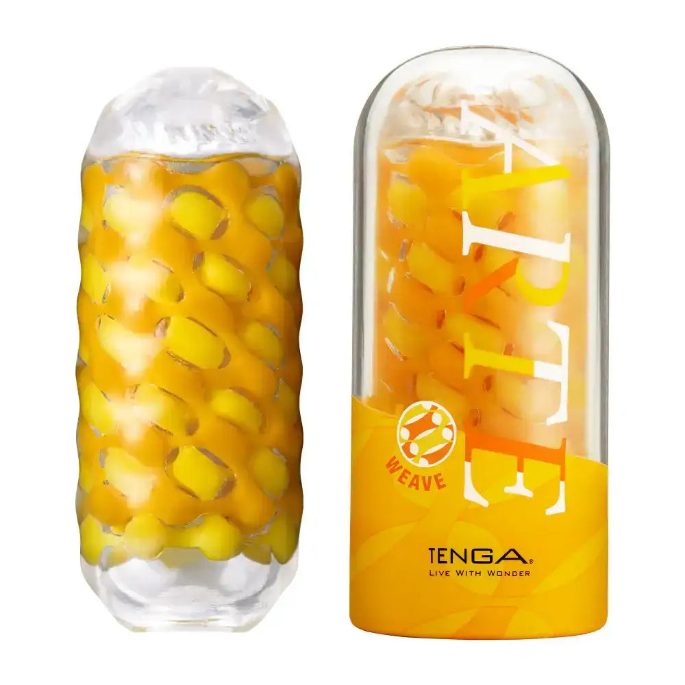 Tenga Arte Reusable Male Masturbator Weave Premium Quality Silicone Soft Interior Realistic Texture Singapore