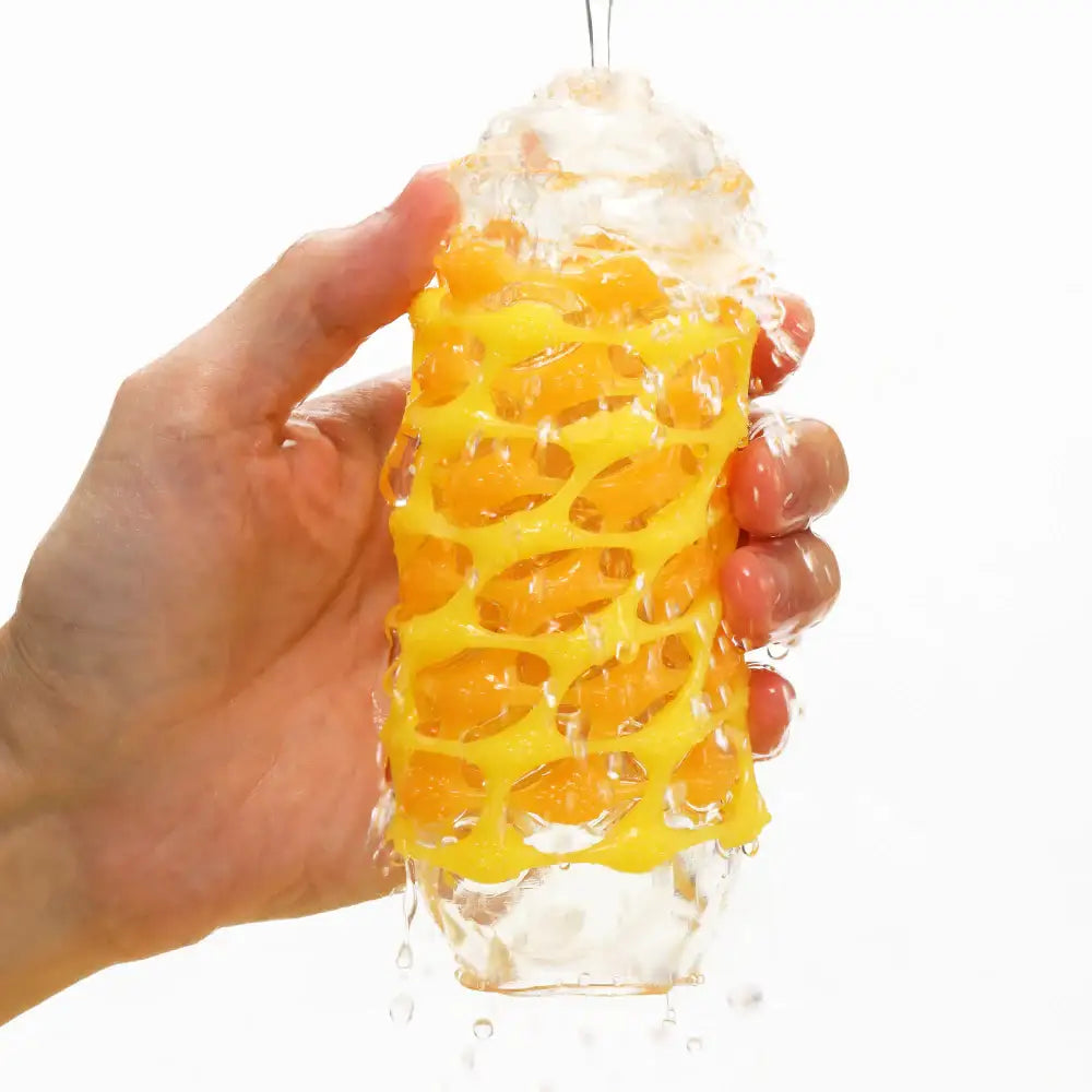 Tenga Arte Reusable Male Masturbator Weave Flip Open Design Easy Maintenance Reusable Silicone Device Singapore