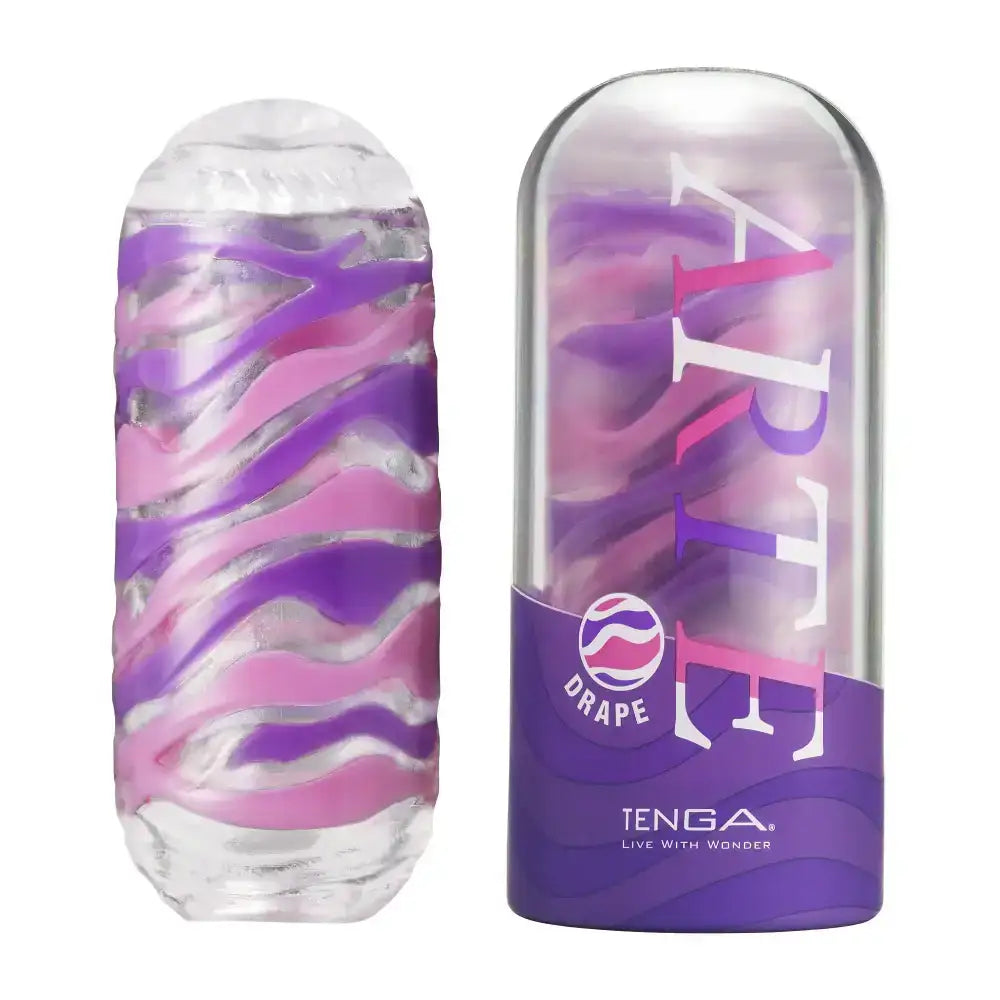 Tenga Arte Reusable Male Masturbator Drape Quiet Operation Smooth Interior Comfortable Fit Singapore