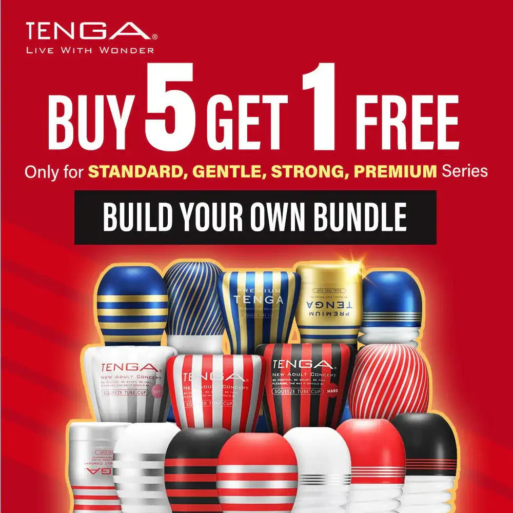 Tenga Buy 5 Get 1 Free Bundle Assorted Male Masturbators Durable Silicone Variety Pack Singapore