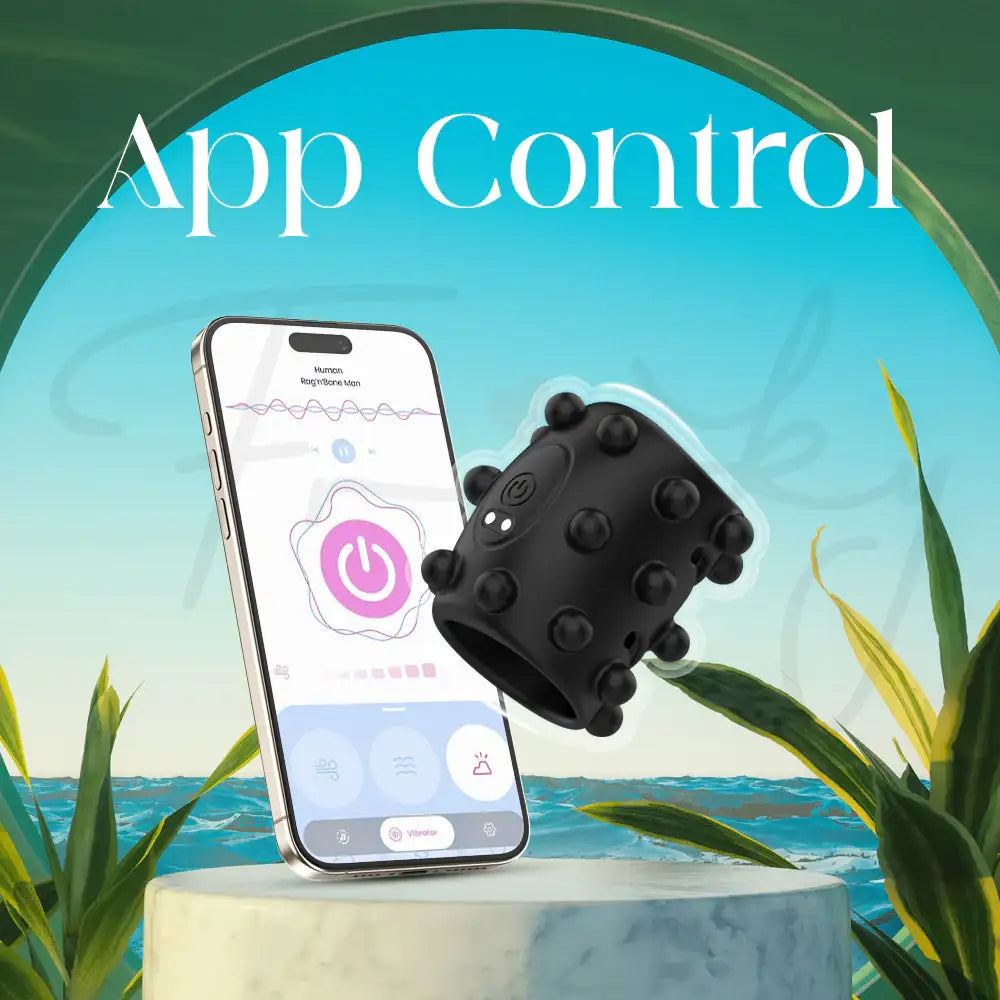 BoldGrip – APP Control Vibrating Cock Ring - Frisky Business Adult Sex Toys Shop
