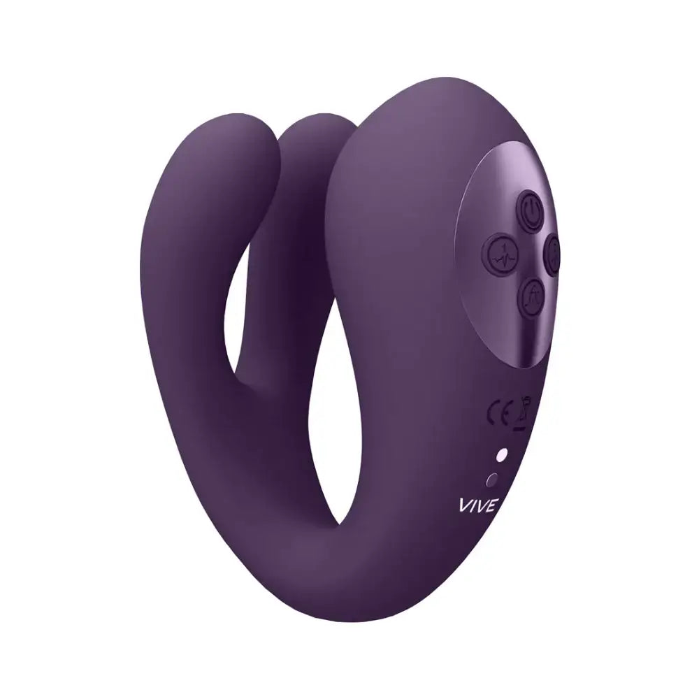 SHOTS Yoko Triple Action Vibrator Purple App controlled with customizable triple action and clitoral pulse wave settings for interactive pleasure Singapore