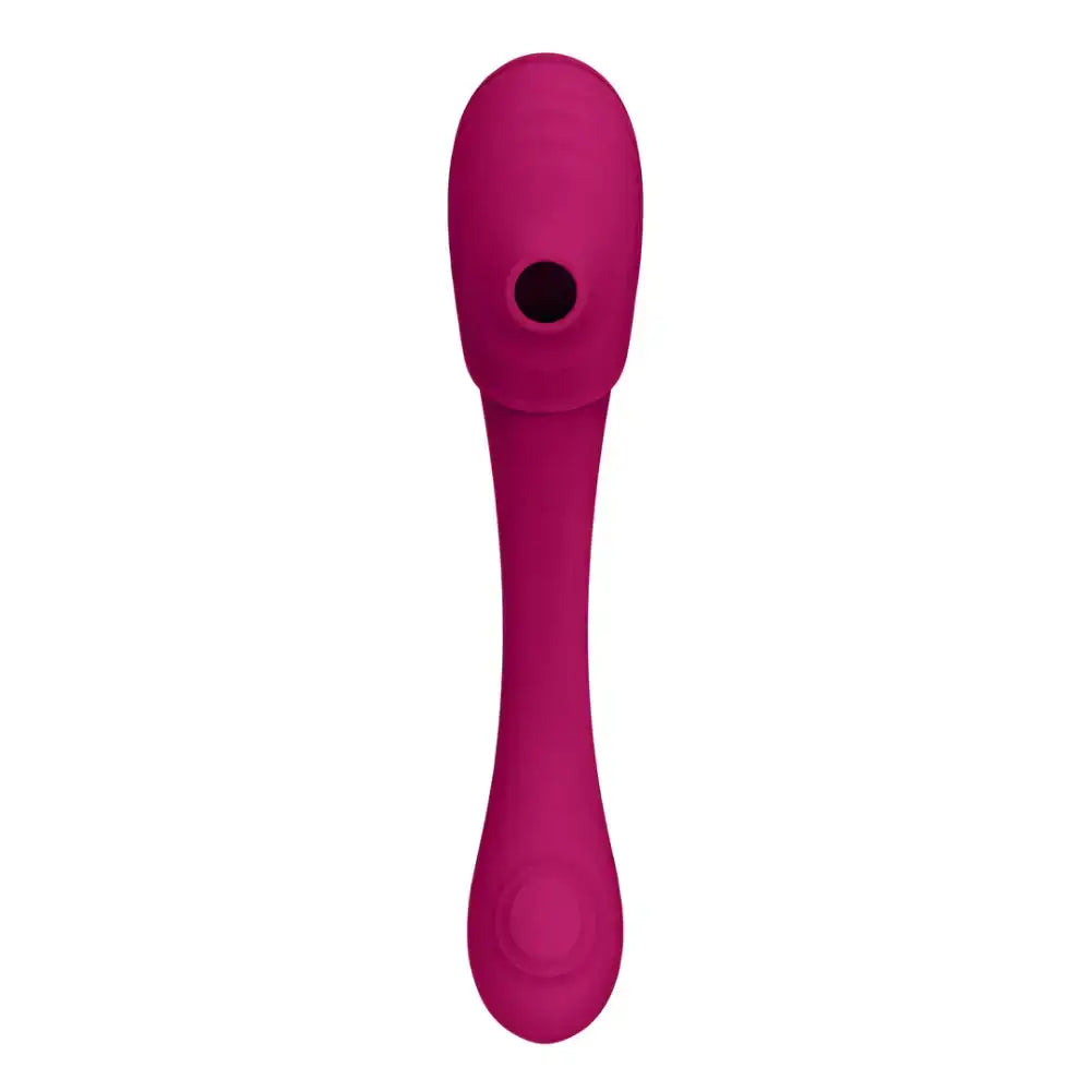 SHOTS Mirai Double Ended Pulse Wave & Air Wave Bendable Vibrator Pink multiple stimulation modes for personalized comfort and enjoyable experience Singapore