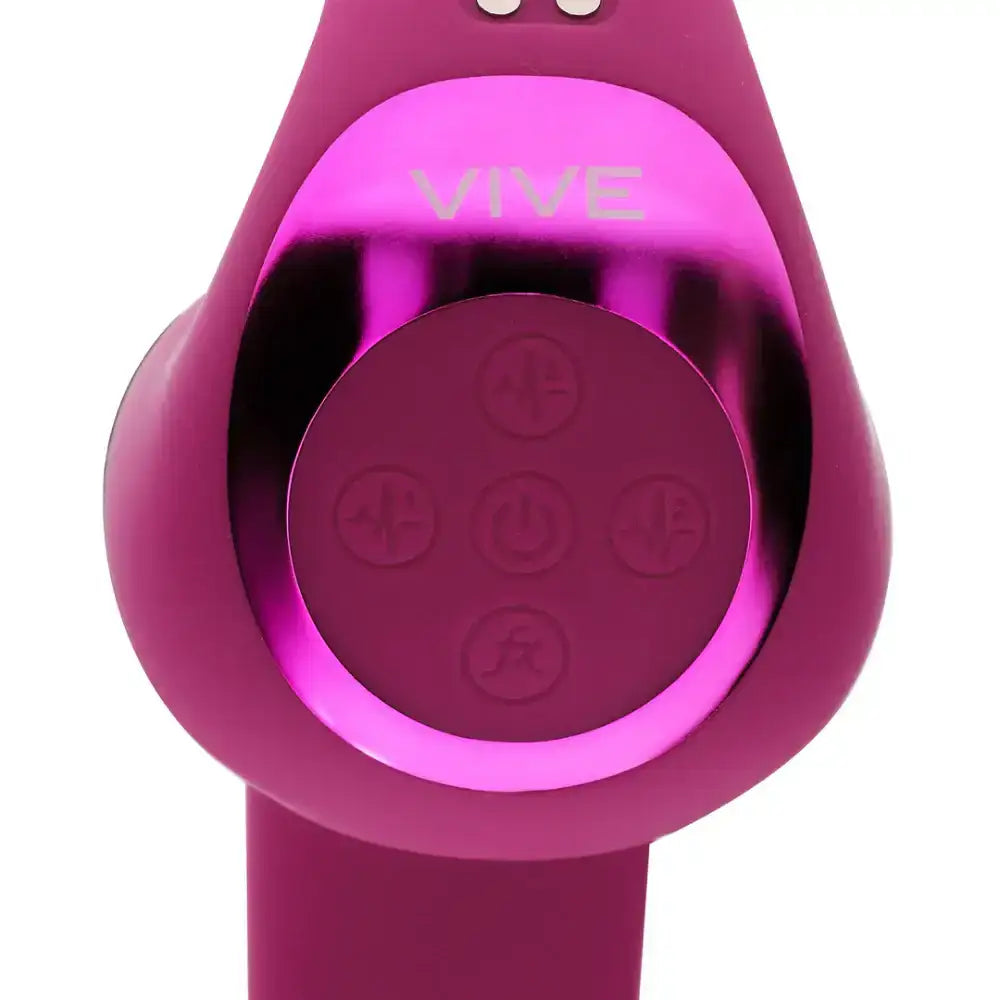 SHOTS Riko Triple Motor Thumper Pink App controlled with customizable finger motion and pulse wave settings for interactive pleasure Singapore