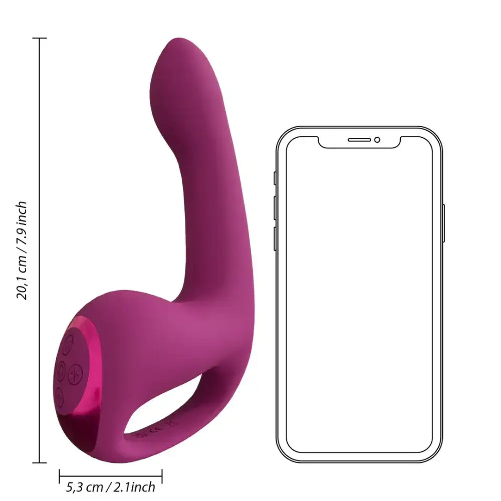 SHOTS Riko Triple Motor Thumper Pink Compact thumper with soft silicone texture for comfortable solo or partner use Singapore
