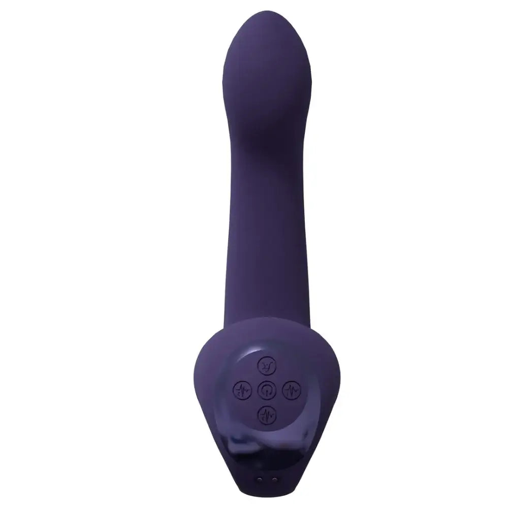SHOTS Riko Triple Motor Thumper Purple Ergonomic wearable design for hands-free solo or couple intimate use Singapore