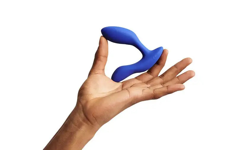 We-Vibe Vector+ Royal Blue hands-free intimate toy with adjustable pressure and suction Singapore