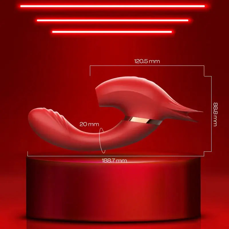 Fiery Fandango – Triple Stimulation Vibrator - Frisky Business Adult Sex Toys Shop