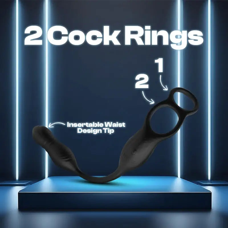 Thrust’Tech Titan – Prostate Massager with 2 Rings - Frisky Business Adult Sex Toys Shop