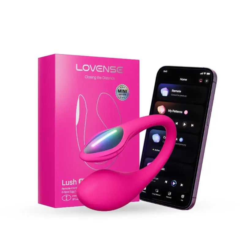 Lovense - Lush Mini App-Controlled Wearable Egg Vibrator - Frisky Business Adult Sex Toys Shop
