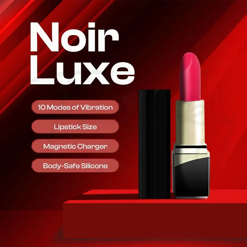 Noir Luxe – Female Lipstick Size Mini Vibrator - Frisky Business Adult Sex Toys Shop