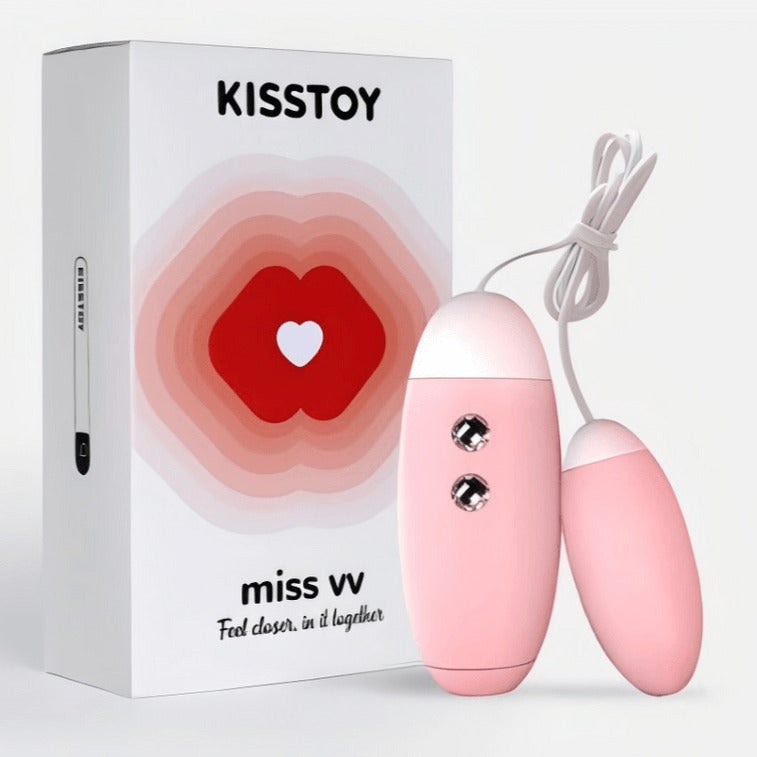 KISSTOY Miss VV Dual Action Egg Vibrator Minimalist Style Compact Storage Portable Design Singapore