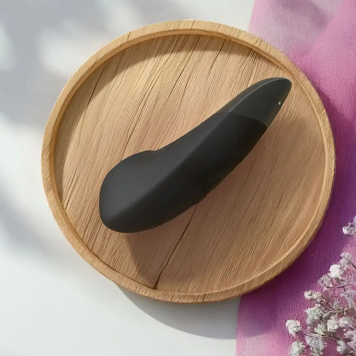 Womanizer Enhance 2-in-1 Clitoral Stimulator Black Stylish Black Finish Durable Material Long-Lasting Rechargeable Singapore