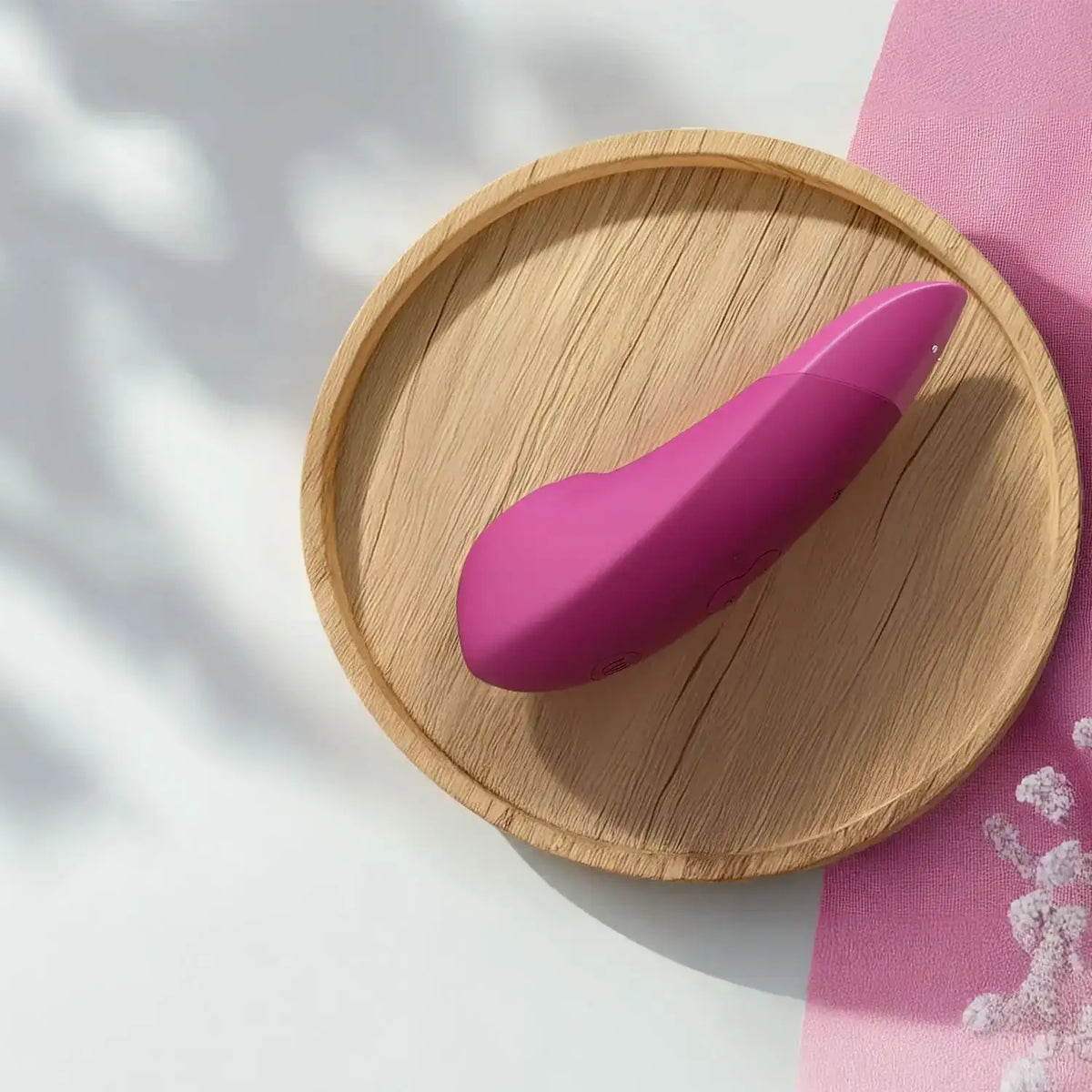 Womanizer Enhance 2-in-1 Clitoral Stimulator Vibrant Pink Ergonomic Shape Fits Comfortably for Personal Relaxation Singapore