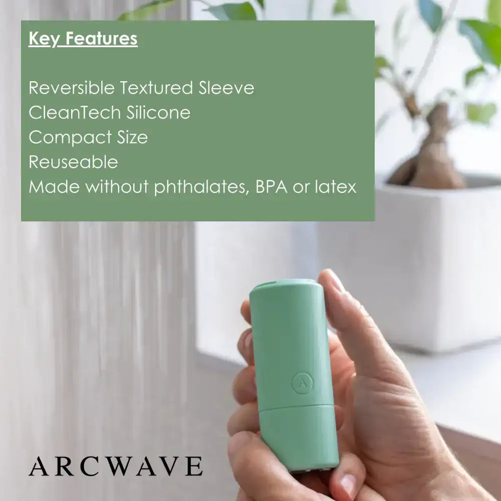 Arcwave Ghost Double Sided Pocket Masturbator - Blue - Frisky Business Adult Sex Toys Shop