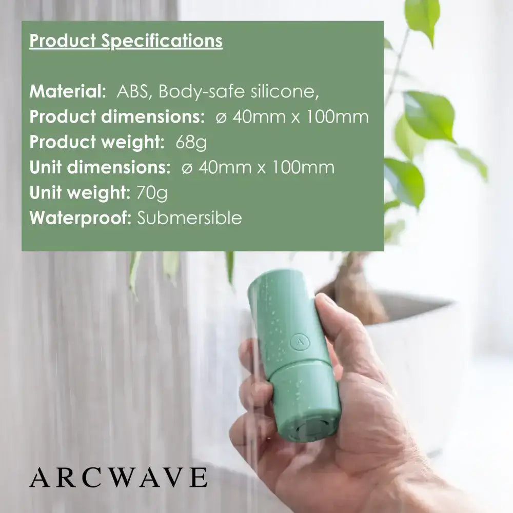 Arcwave Ghost Double Sided Pocket Masturbator - Blue - Frisky Business Adult Sex Toys Shop