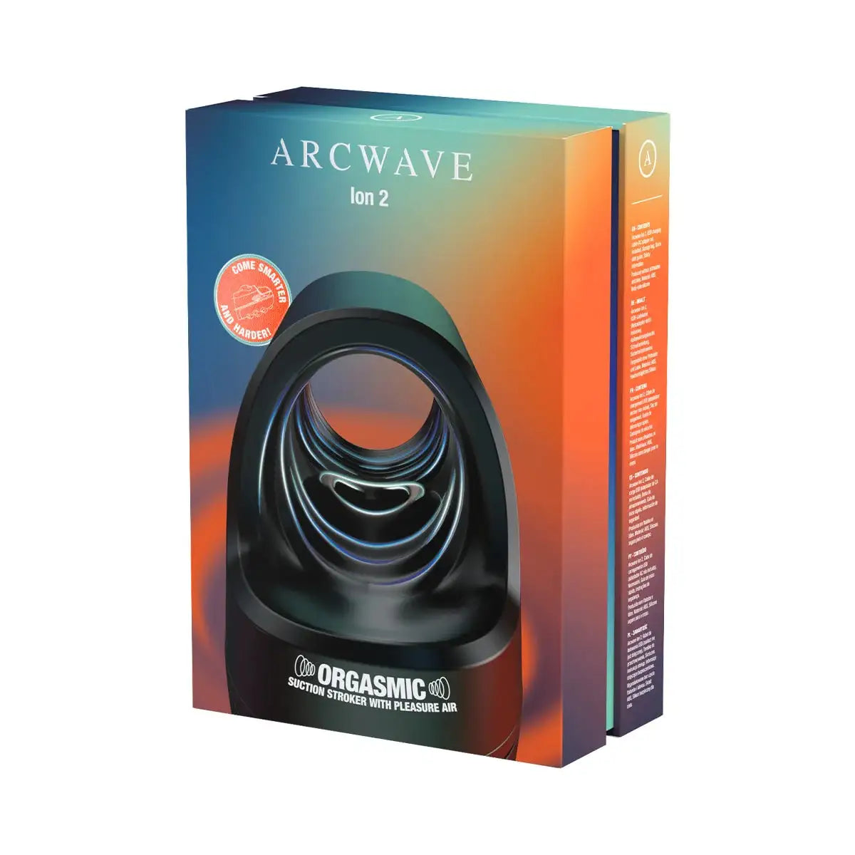 Arcwave - Ion 2 Pleasure Air Male Stroker Black - Frisky Business Adult Sex Toys Shop