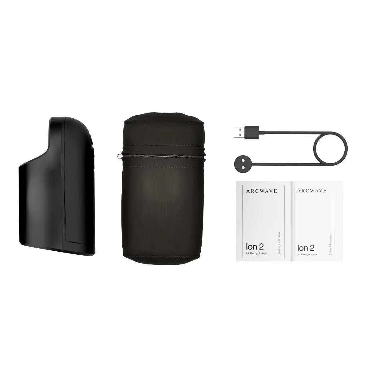 Arcwave - Ion 2 Pleasure Air Male Stroker Black - Frisky Business Adult Sex Toys Shop