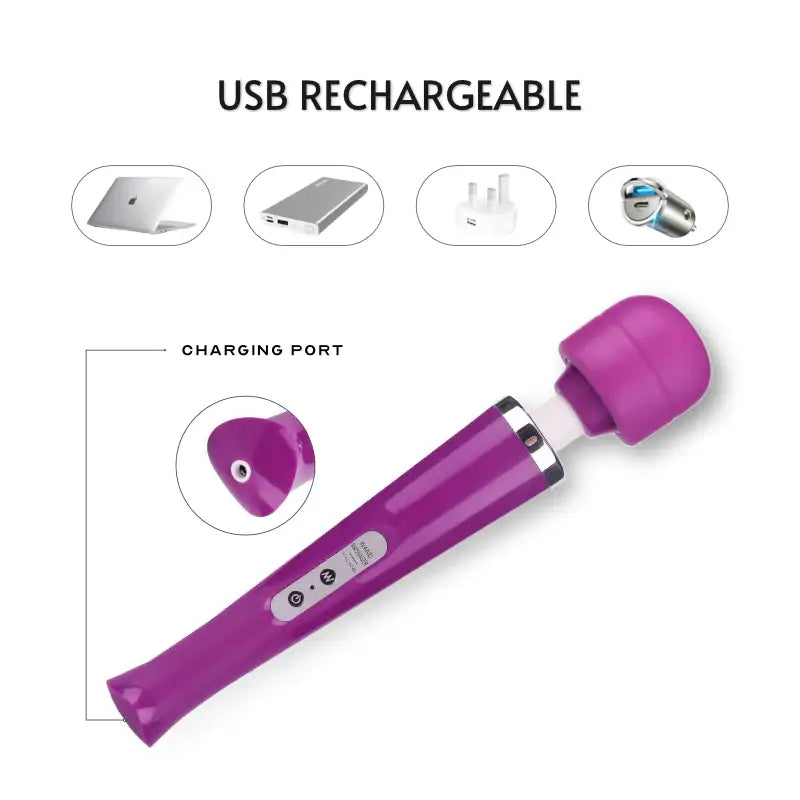 Bundle and Save - Dildo, Large Wand Vibrator, Lubricant - Frisky Business Adult Sex Toys Shop