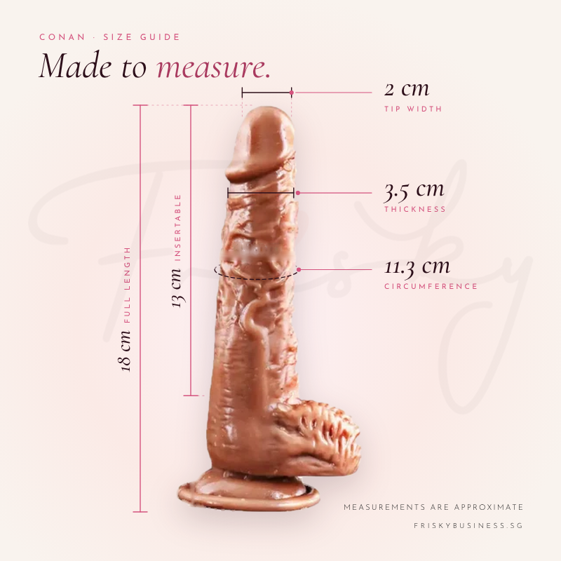 Conan - Retractable Vibrating Dildo