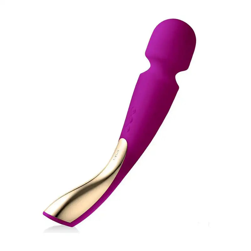 LELO Smart Wand 2 Medium Deep Rose versatile internal and external massager with contoured design for comfortable solo or partnered use Singapore
