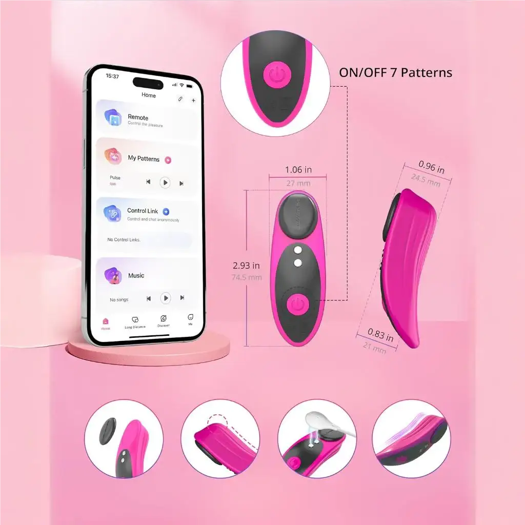 Lovense Ferri app controlled wearable vibrator Bluetooth remote control discreet device Singapore