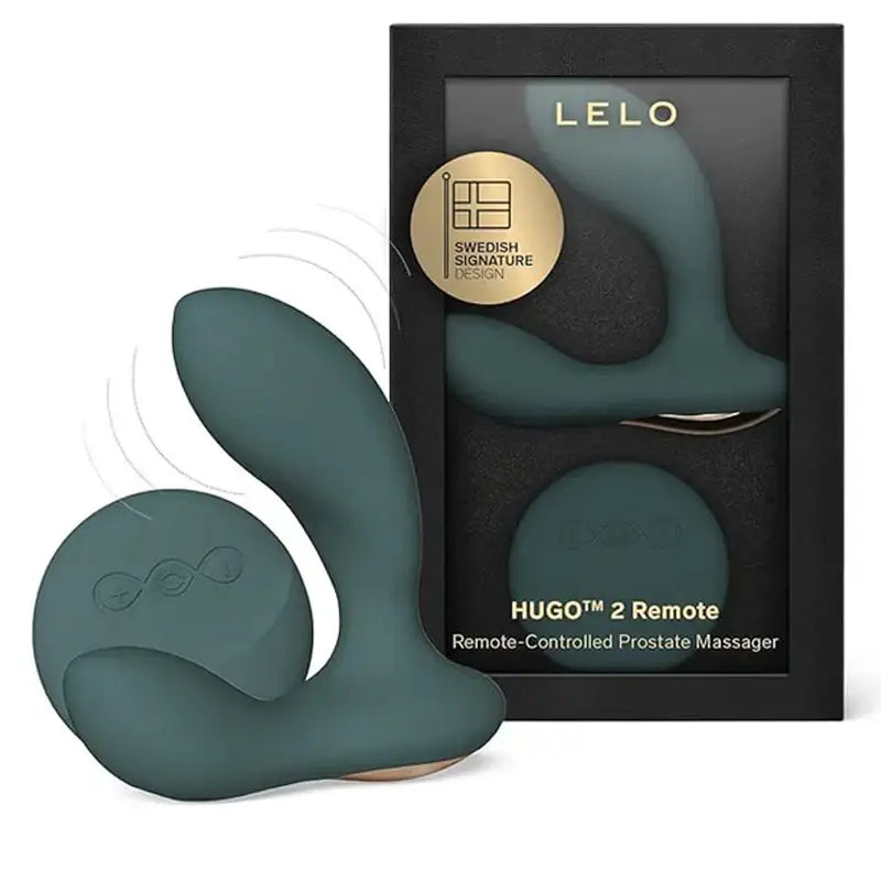 Lelo - Hugo 2 Remote-Controlled Prostate Massager - Green - Frisky Business Adult Sex Toys Shop