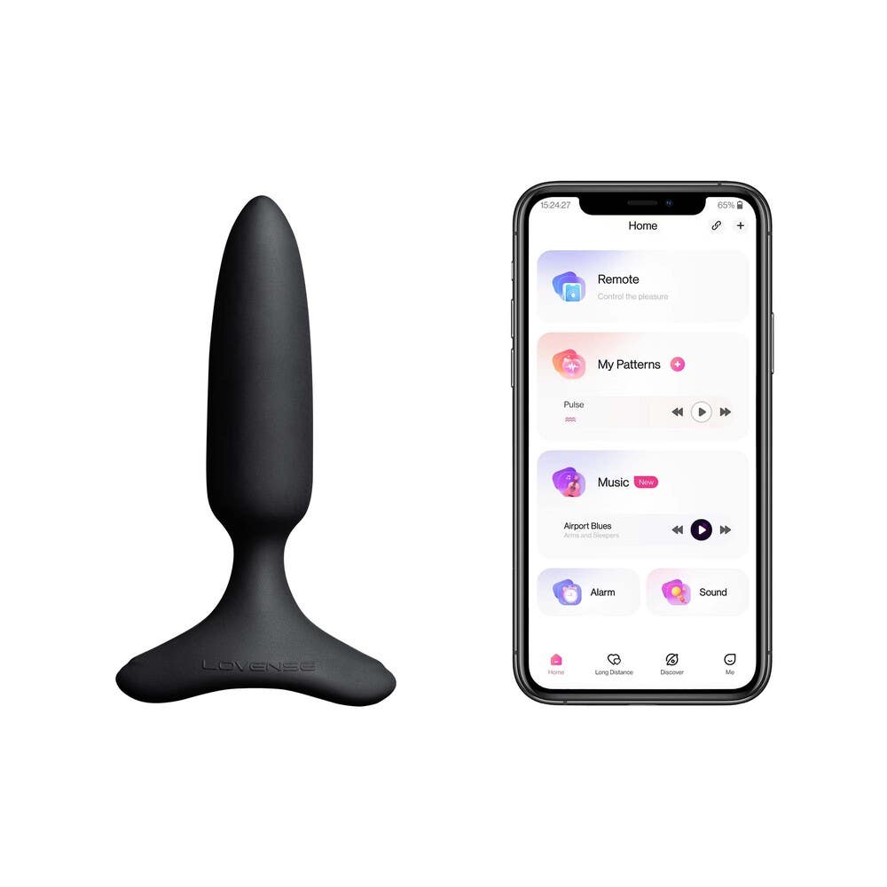 Lovense - Hush 2 (1 in) - Bluetooth Remote-Controlled Butt Plug - XS