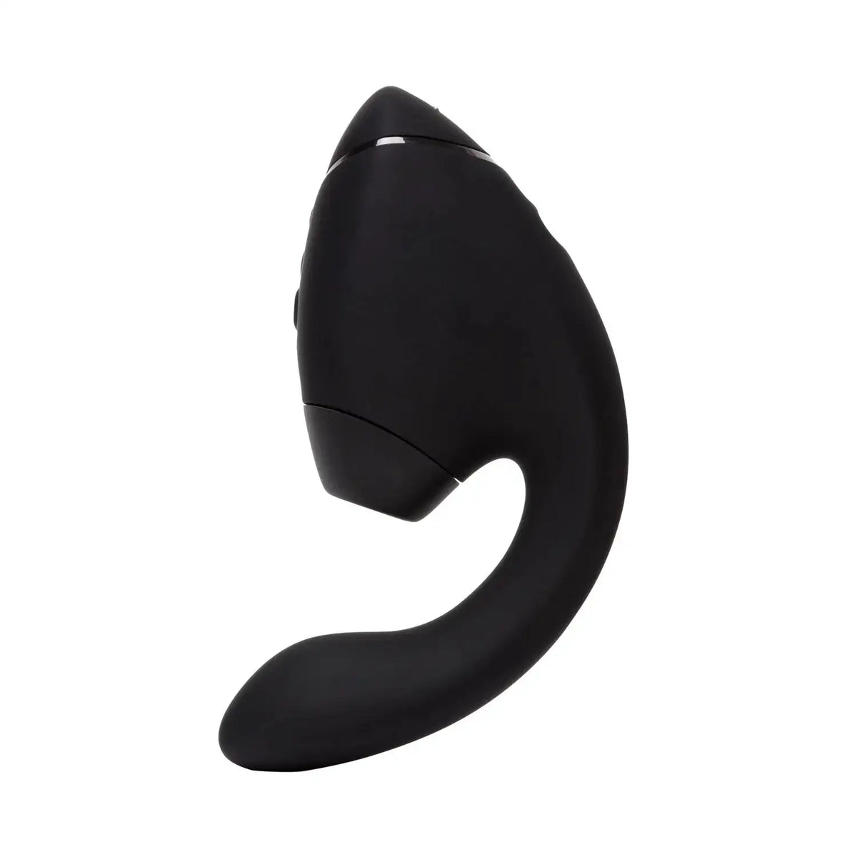 Womanizer Next Duo 3D Pleasure Air 2-in-1 Vibrator Black Wearable Hands-Free Design Comfortable Grip Lightweight Singapore