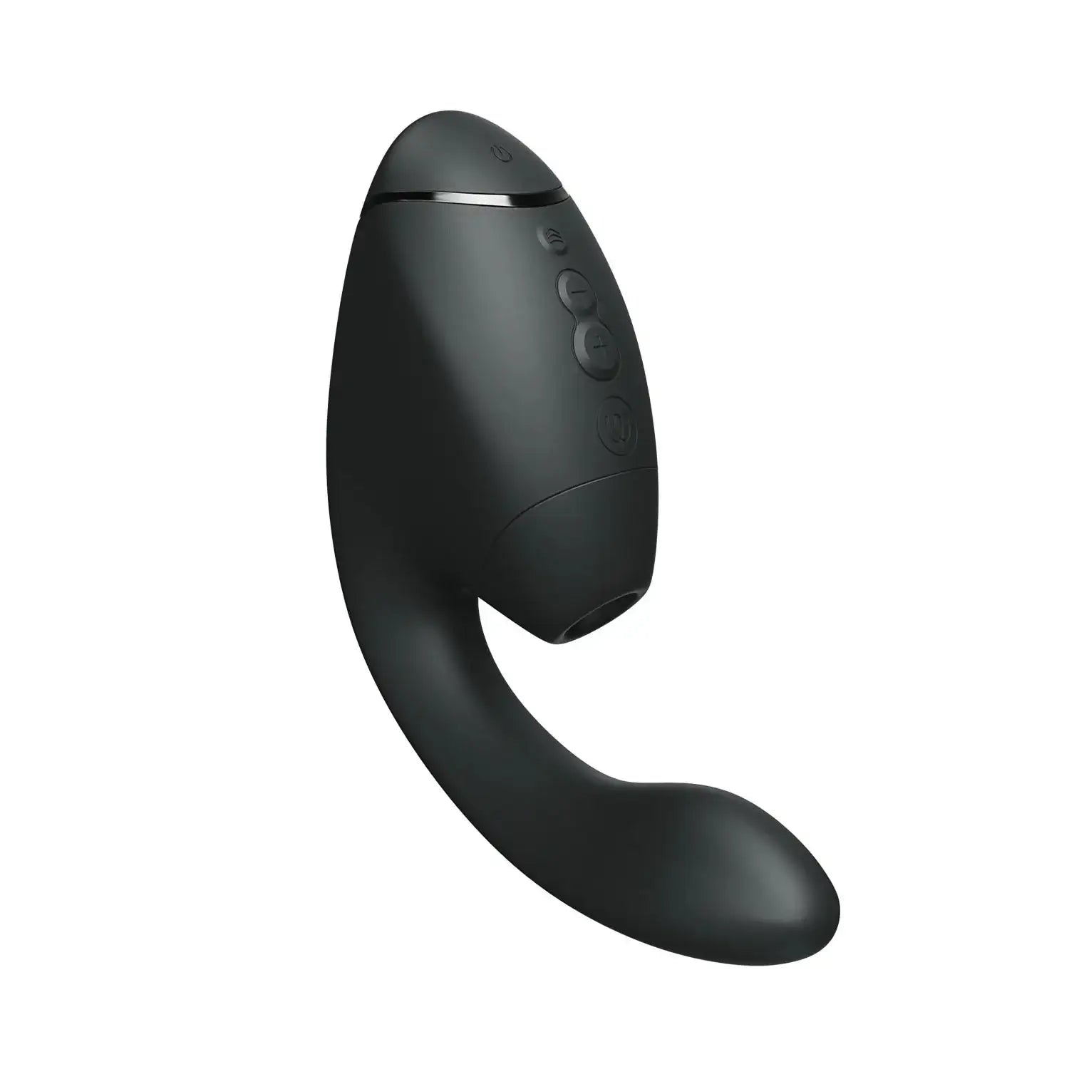 Womanizer Next Duo - 3D Pleasure Air 2-in-1 Vibrator - Black - Frisky Business Adult Sex Toys Shop