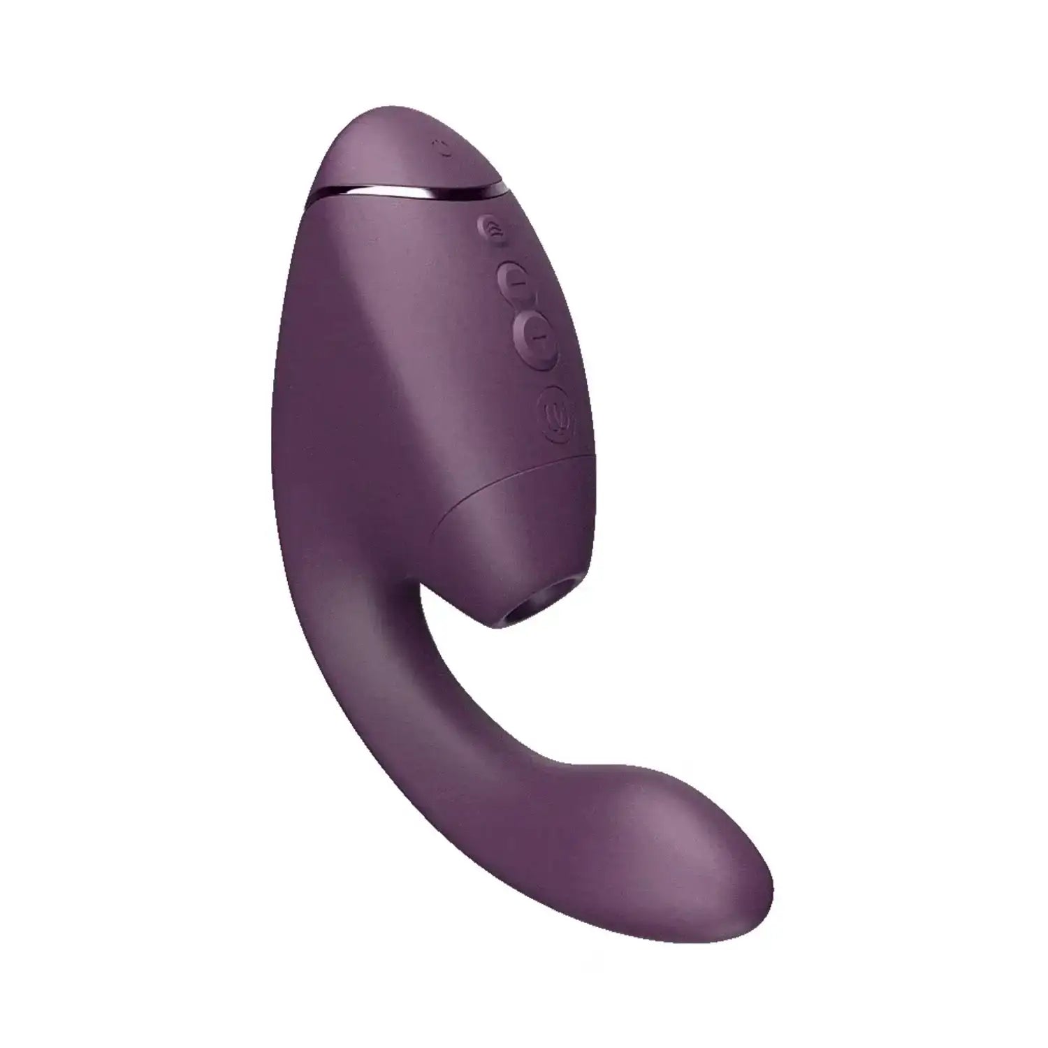 Womanizer Next Duo - 3D Pleasure Air 2-in-1 Vibrator - Dark Purple - Frisky Business Adult Sex Toys Shop