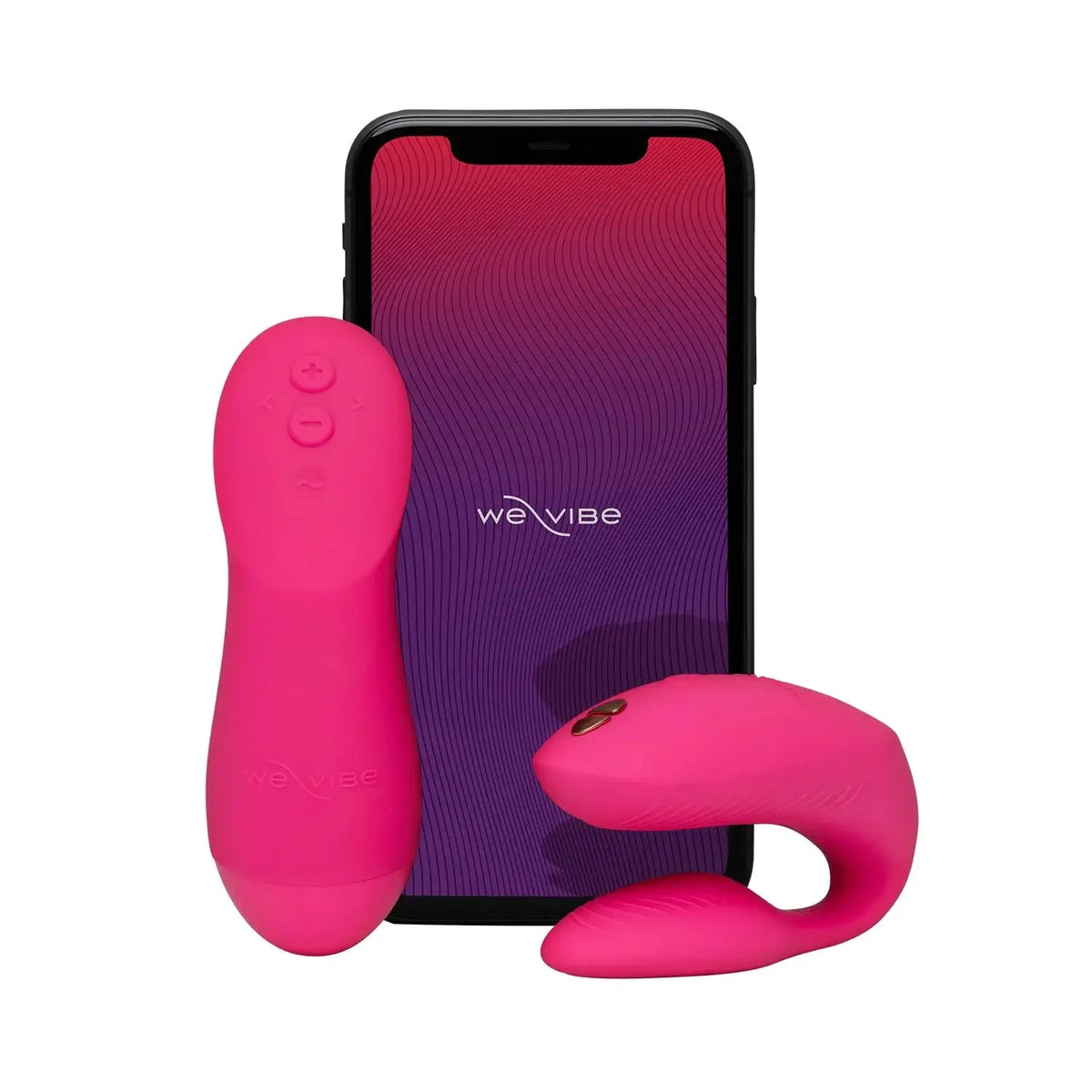 We-Vibe Chorus Pro Couple Vibrator Ergonomic Fit Electric Pink Color Singapore