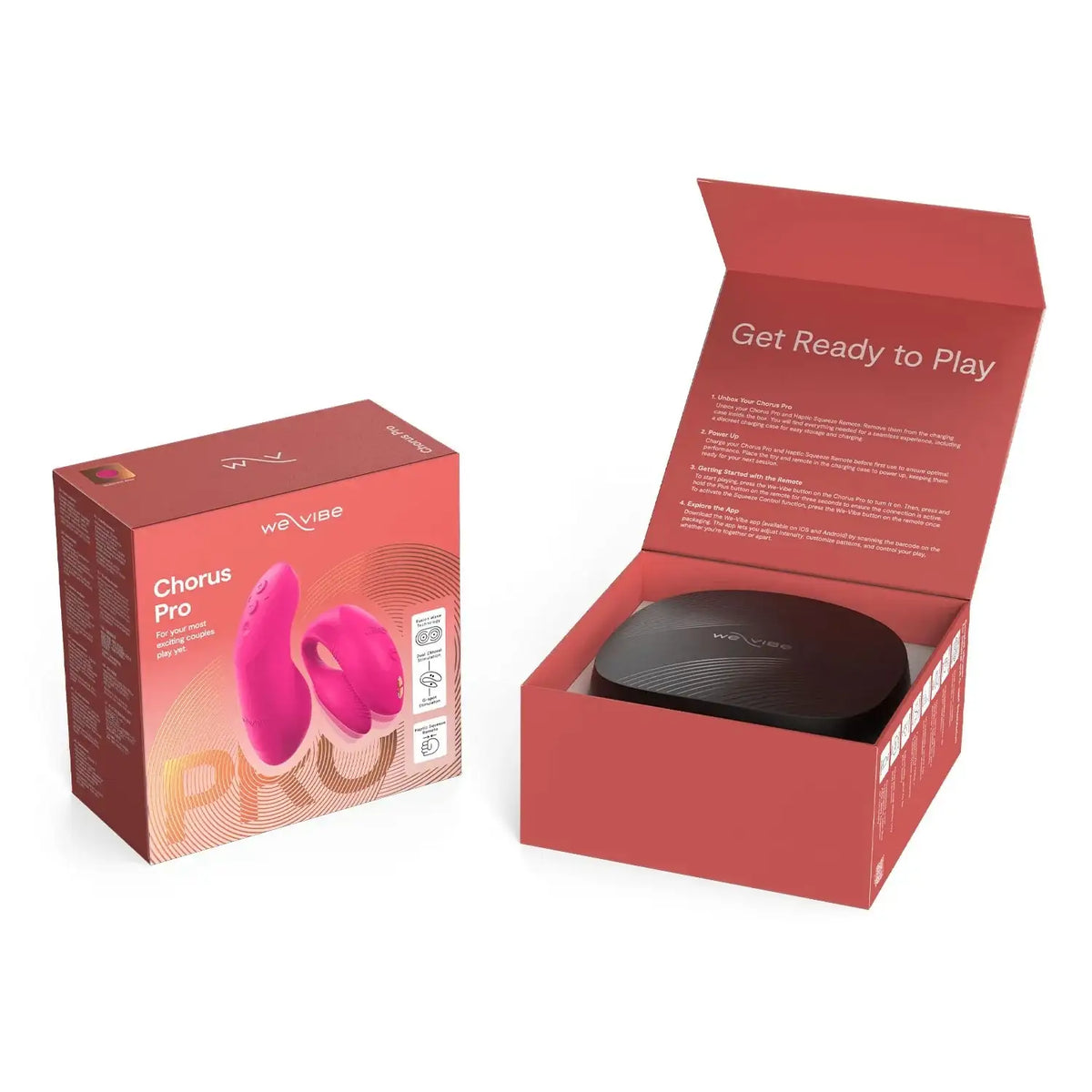 We-Vibe Chorus Pro App-Enabled Wireless Vibrator Compact Pink Electric Singapore