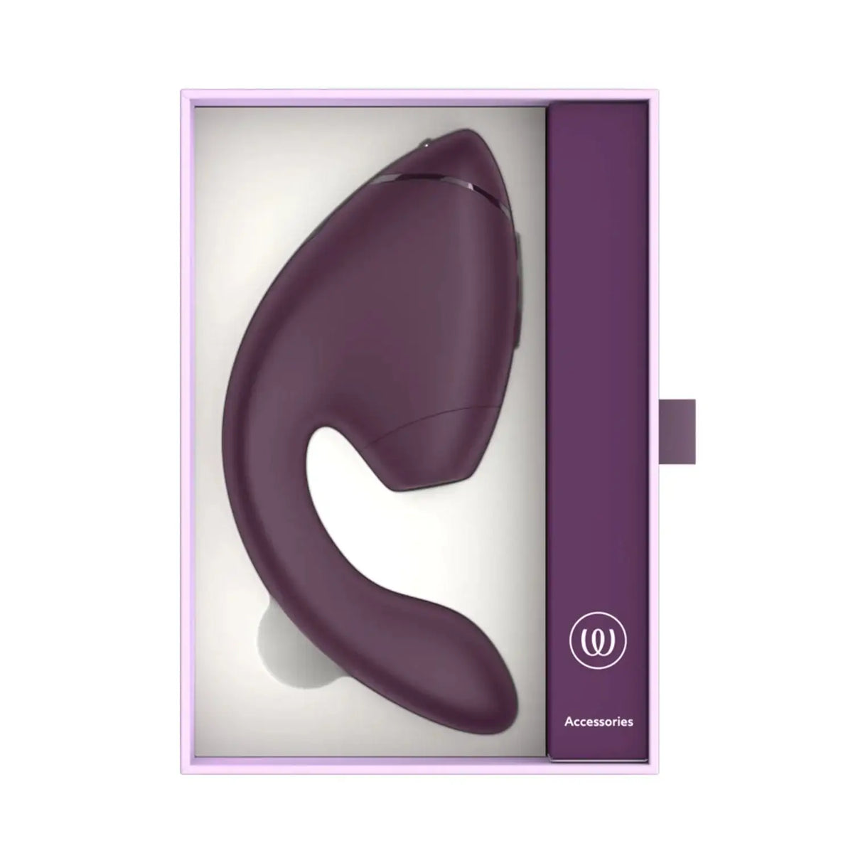 Womanizer Next Duo 3D Pleasure Air 2-in-1 Vibrator Dark Purple USB Rechargeable App Controlled Interactive Personal Massager Singapore