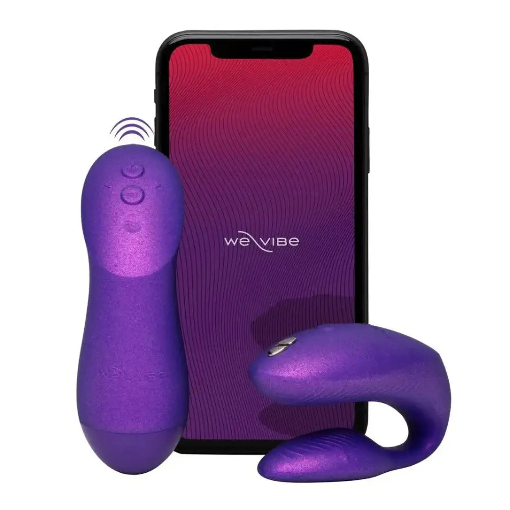 We-Vibe Chorus Pro Dual Stimulation Couple Vibrator Purple Color Compact Design Singapore