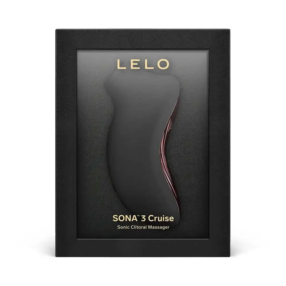 LELO Sona 3 Cruise Black high-frequency sonic massager with Cruise control technology for consistent stimulation and user satisfaction Singapore