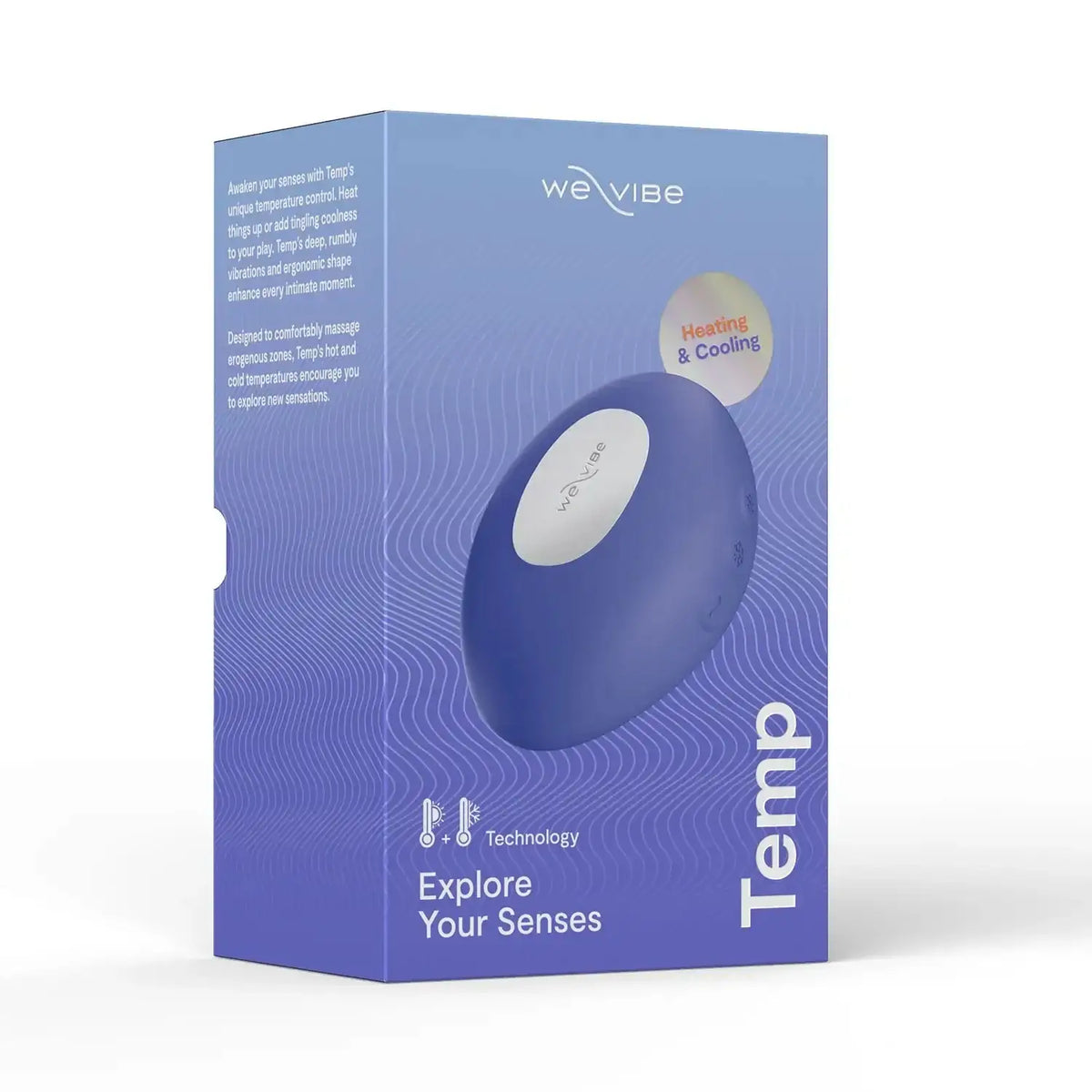 We Vibe Temp Lavender Blue suction and vibration combination for enhanced sensations Singapore