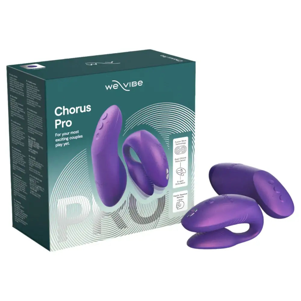 We-Vibe Chorus Pro Purple Silicone Couple Vibrator with Customizable Patterns and App Control Singapore