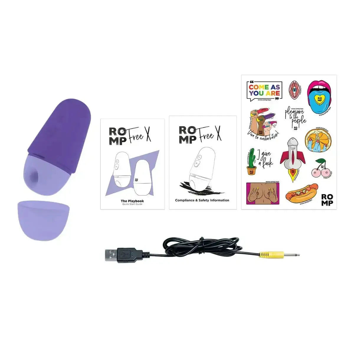 ROMP Free X Rechargeable Stimulator Multiple Intensity Modes Personal Massager USB Charging Singapore