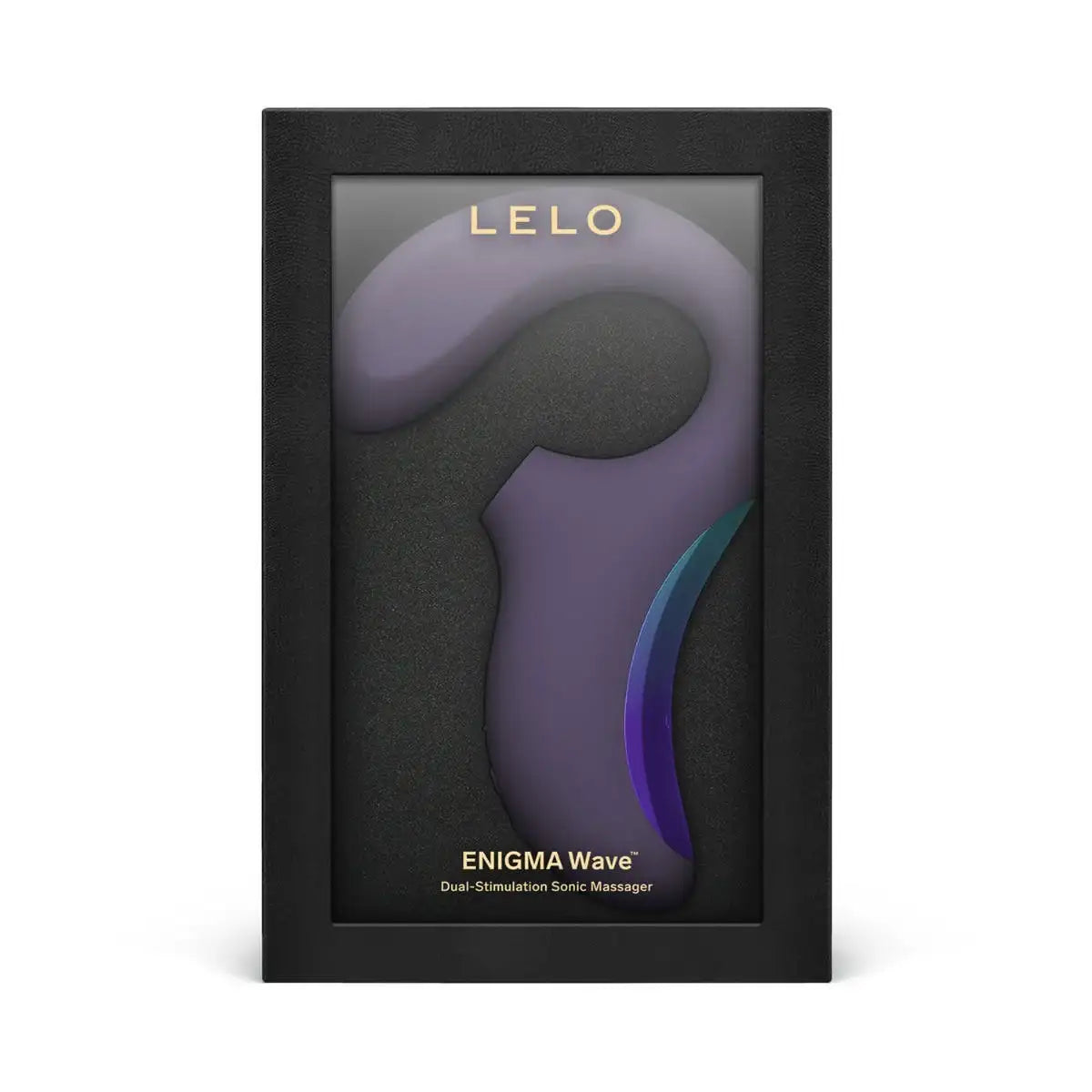 LELO Enigma Wave Triple Stimulation Sonic Massager Cyber Purple sleek purple finish with quiet operation for discreet sonic stimulation Singapore