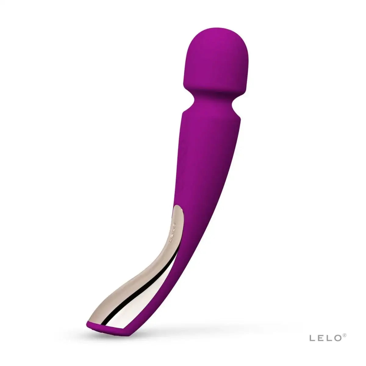 LELO Smart Wand 2 Medium Deep Rose rechargeable wand with quiet motor and flexible massage head for versatile usage scenarios Singapore