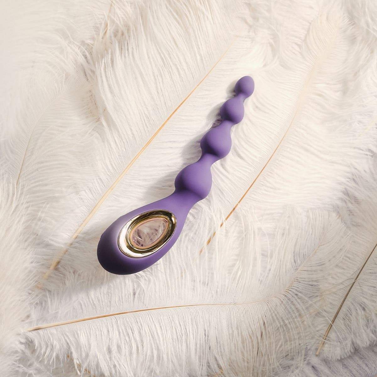 LELO Soraya Beads Anal Massager Black compact and portable anal massager suitable for discreet storage and travel Singapore