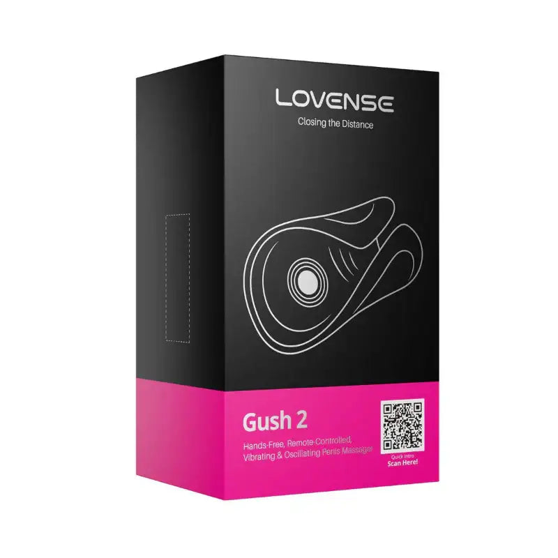 Lovense Gush 2 body safe materials soft flexible design premium male stimulation device Singapore