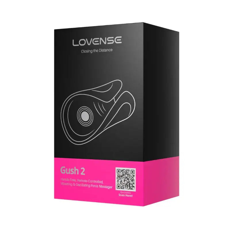 Lovense Gush 2 ergonomic design comfortable long term use male stimulation device Singapore