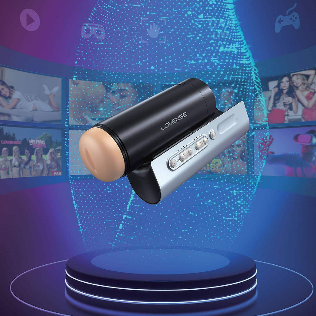 Lovense Solace Pro modern design sleek finish Bluetooth app controlled male device Singapore